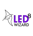LED Wizard logo - cutting-edge technology for signage engineering.